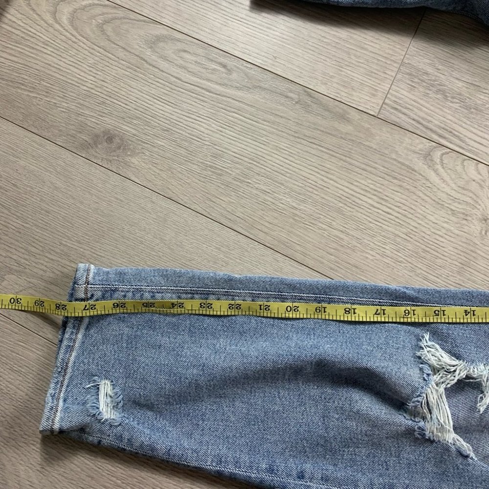 American Eagle AE Distressed High Rise Mom Jeans - Picture 12 of 13